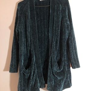 Emerald Green Just Fab Cardigan